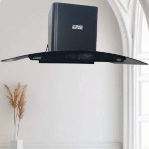 AXPURE PRIME 90CM SECTION POWER-1800+-50M3/HR COLOUR BLACK LED-9W AUTO CLEAN